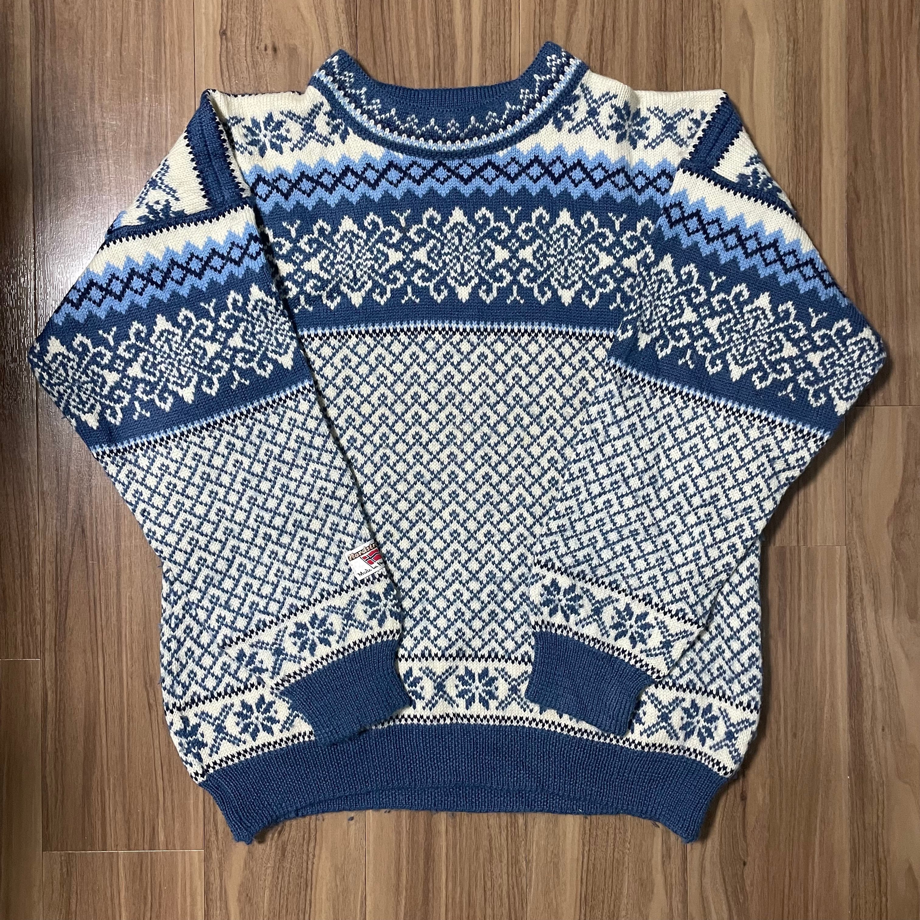 vintage ノルディックニット セーター