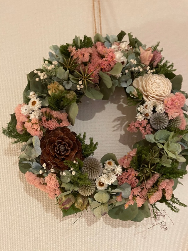 アプリコットスターチス＆グリーンリース