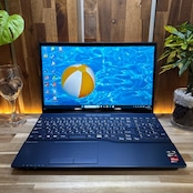 \ 公式ショップ限定価格❣️/ おすすめ《ハイスペック》LIFEBOOK AH50/F3 Ryzen 7 ブルー フルHD SSD256GB ノートパソコン 安心サポート&3ヶ月保証付き