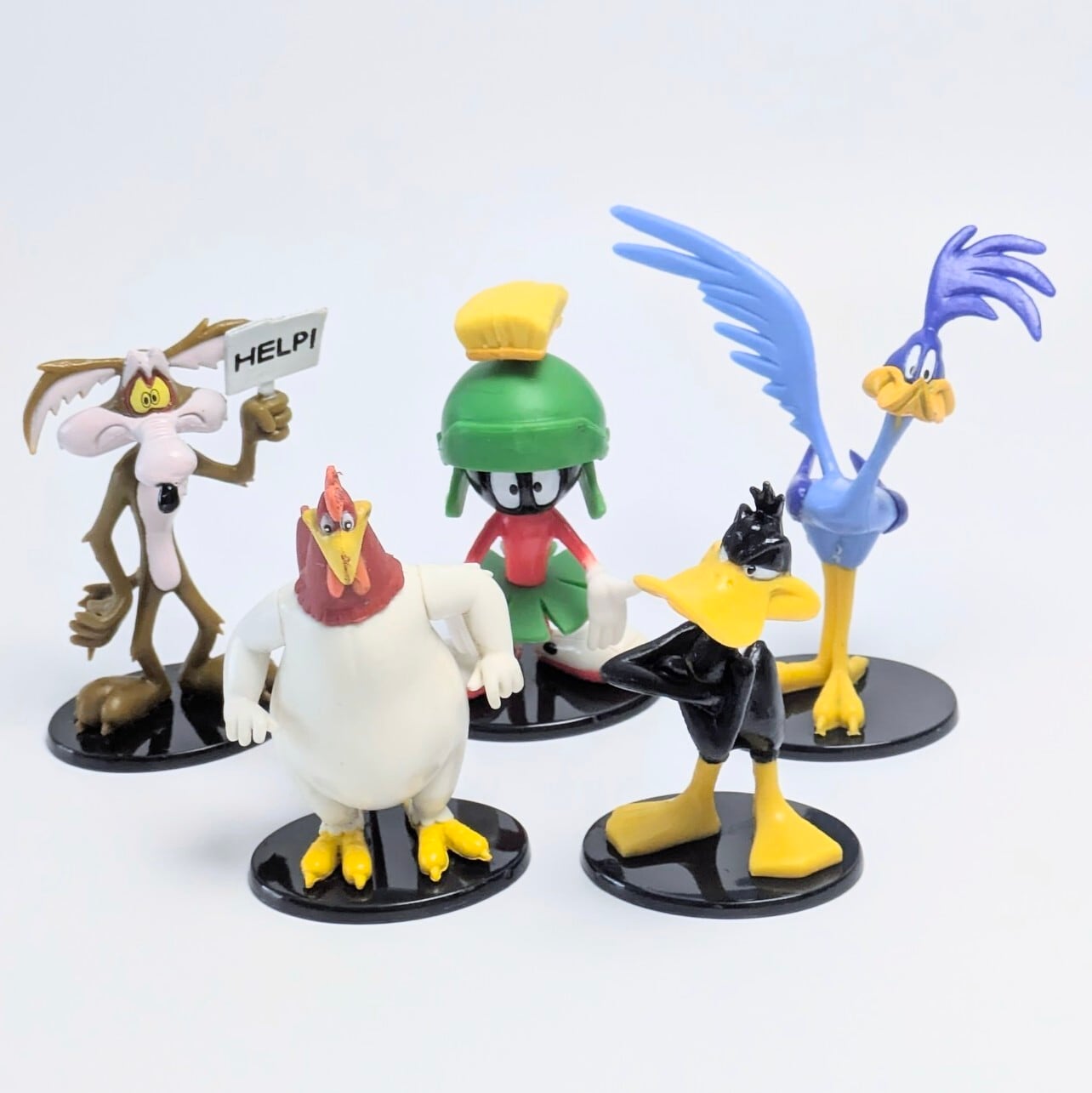 ☆ VINTAGE90' ☆ 【 Looney Tunes ( ルーニーテューンズ )】 PVCフィギュア 5Pセット ver.3 〚アメリカン雑貨 アメトイ〛