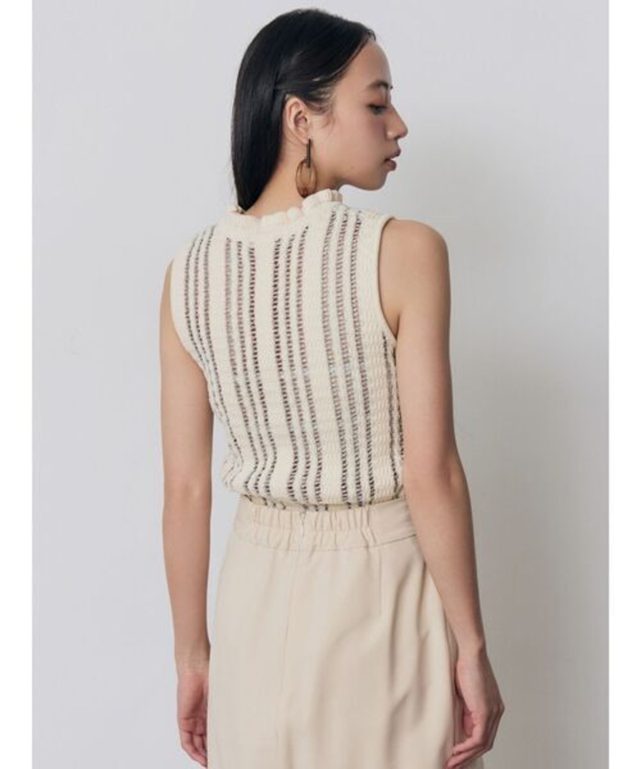 Random Glitter Tank Top / WHITE - 2