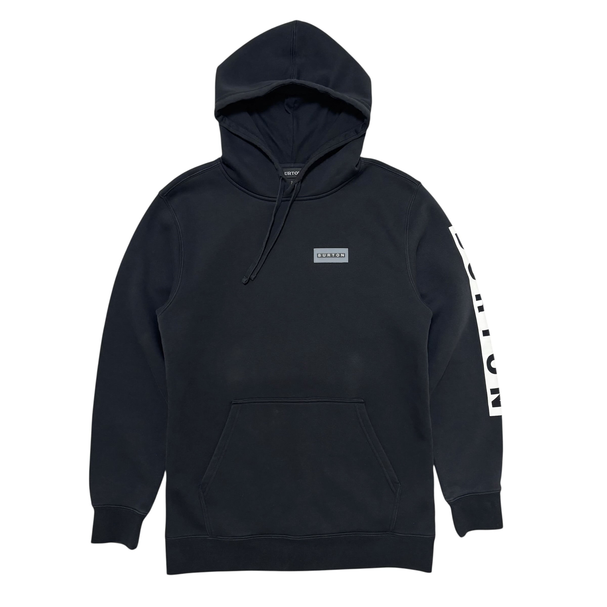 古着 バートン BURTON プルオーバー フーディー パーカー クリーニング済み 黒 メンズ US Mサイズ JP Lサイズ