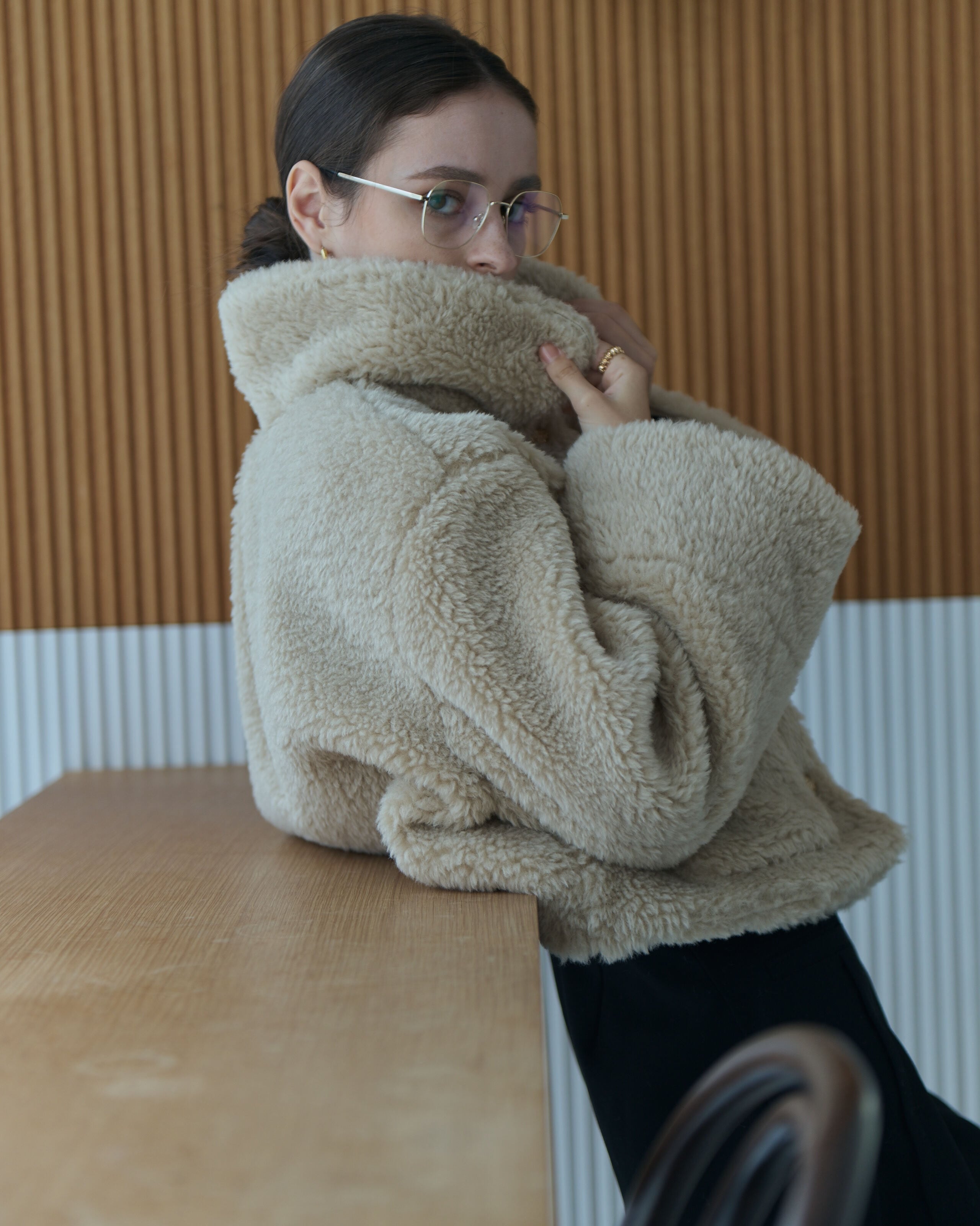 ブルレアblueleaボアショートコート Boa short coat（調整分再販） | Bluelea