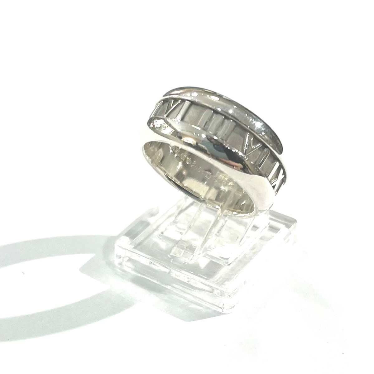 希少【TIFFANY&CO】【16号 】2521 出会うべき、名品 ぽってりシルバー 