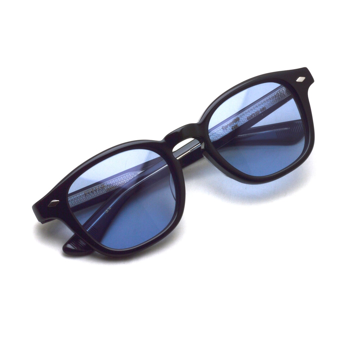 EYEVAN / BYRON(50) Sun / PBK - Lt.BLUE ピアノブラック - ライト 