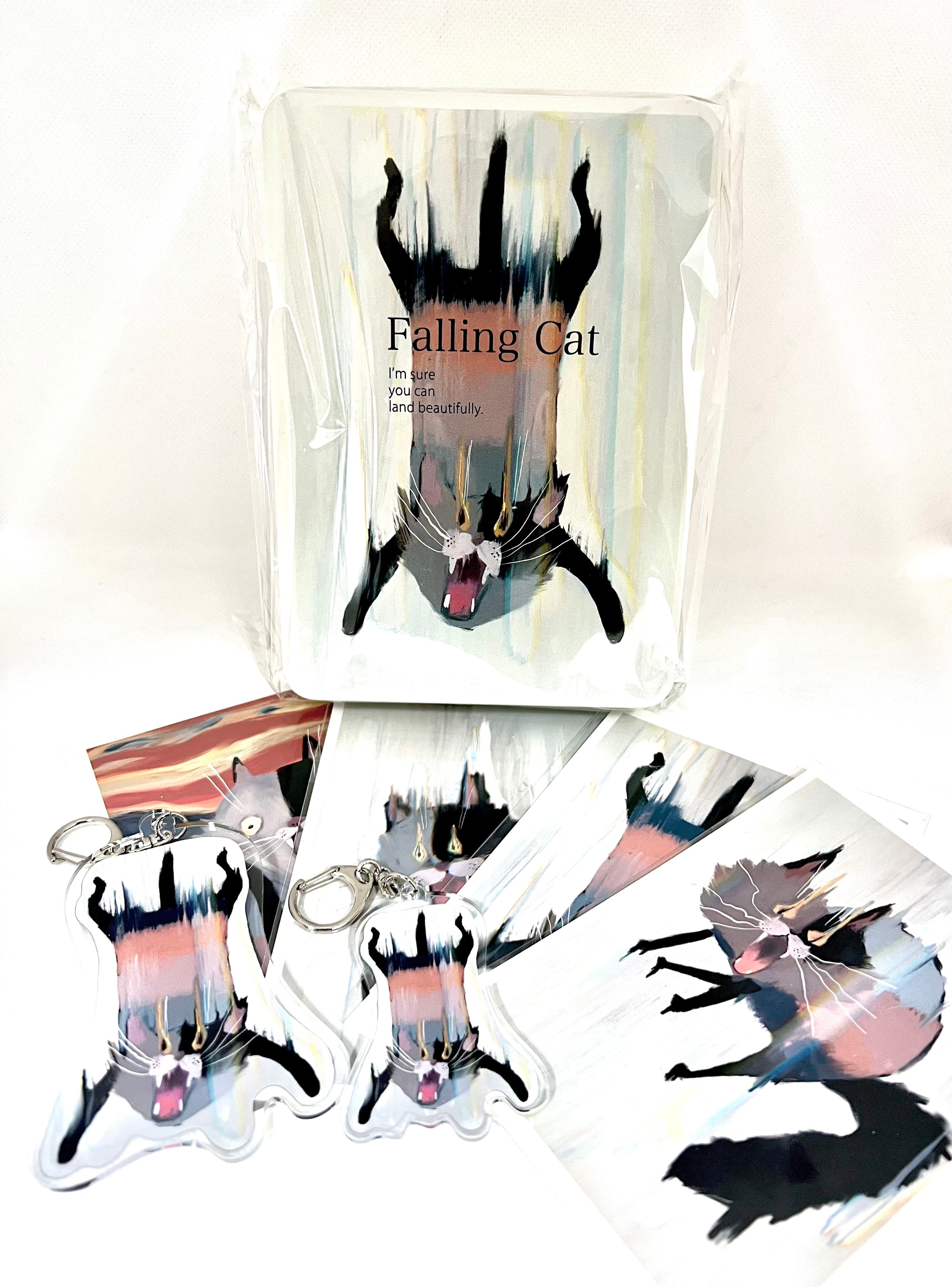 ネコメセン F4-04 　アクリル画 ネコメセン F4-04 アクリル画