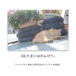 パネル : 02.たまにはのんびり。