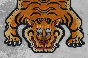 Tibetan Tiger Rug 《Sサイズ•プレミアムウール537》チベタンタイガーラグ