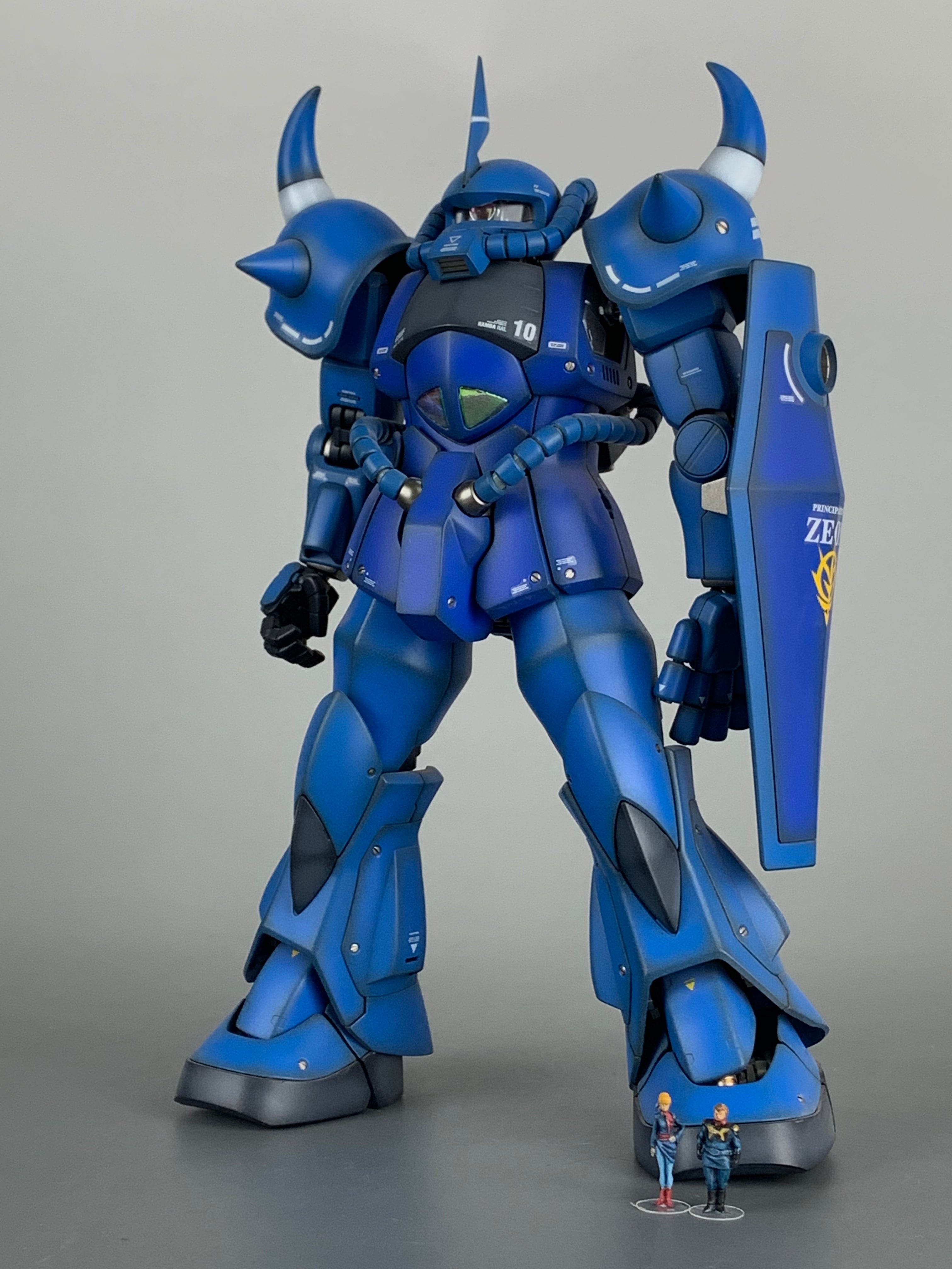 MG 1/100 MS-07B グフ ver.2.0 改修・塗装済み完成品 - プラモデル