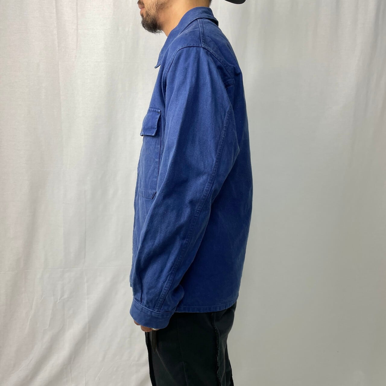 60〜70年代頃 2ポケット コットンツイル フレンチワークジャケット
