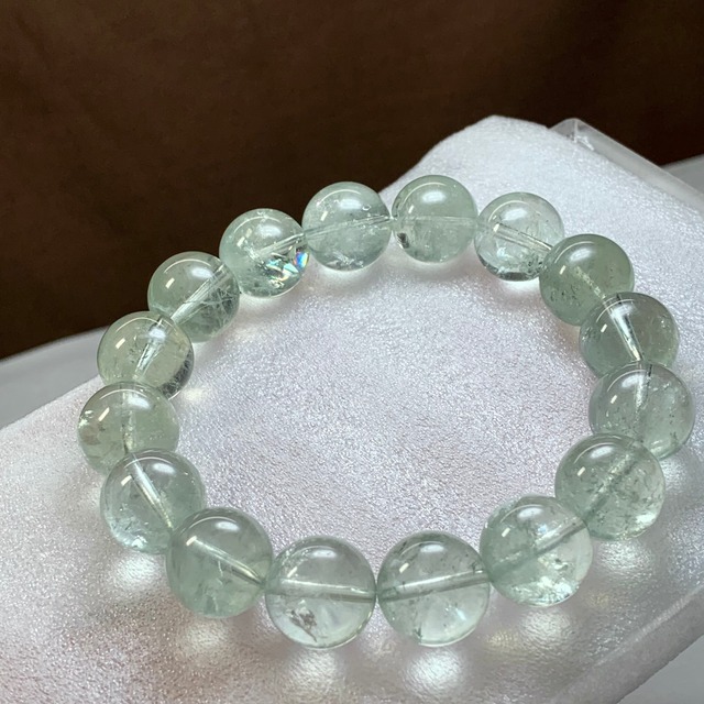 2.グリーンアメジスト・プラシオライト ブレスレット