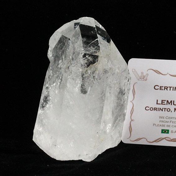 レムリアンシード 水晶 原石 ブラジル ミナスジェライス州 コリント産 証明書付属 一点物 281-273