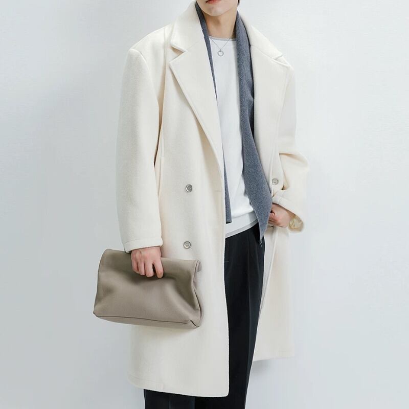 ダブルボタンチェスターコート C10346