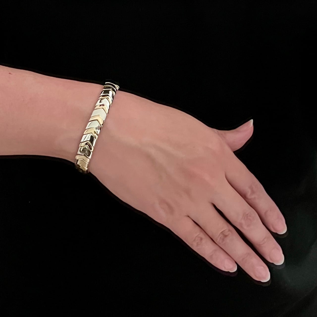 VINTAGE TIFFANY & CO. Arrow Bracelet Sterling Silver & Gold