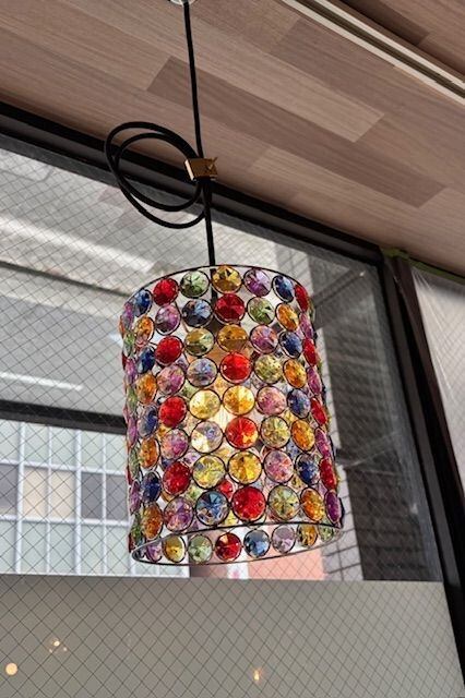 【吊照明】ペンダントランプ［Verreベレ］（1灯）  [カラー: マルチカラー]