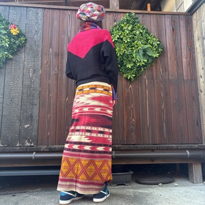 バイカラーニット