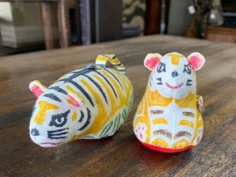 仔とら 干支仔シリーズ 木版手染めぬいぐるみ | 真工藝 （真工芸）