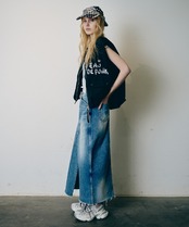 ハートロゴドットスカーフキャップ　CQ-48510