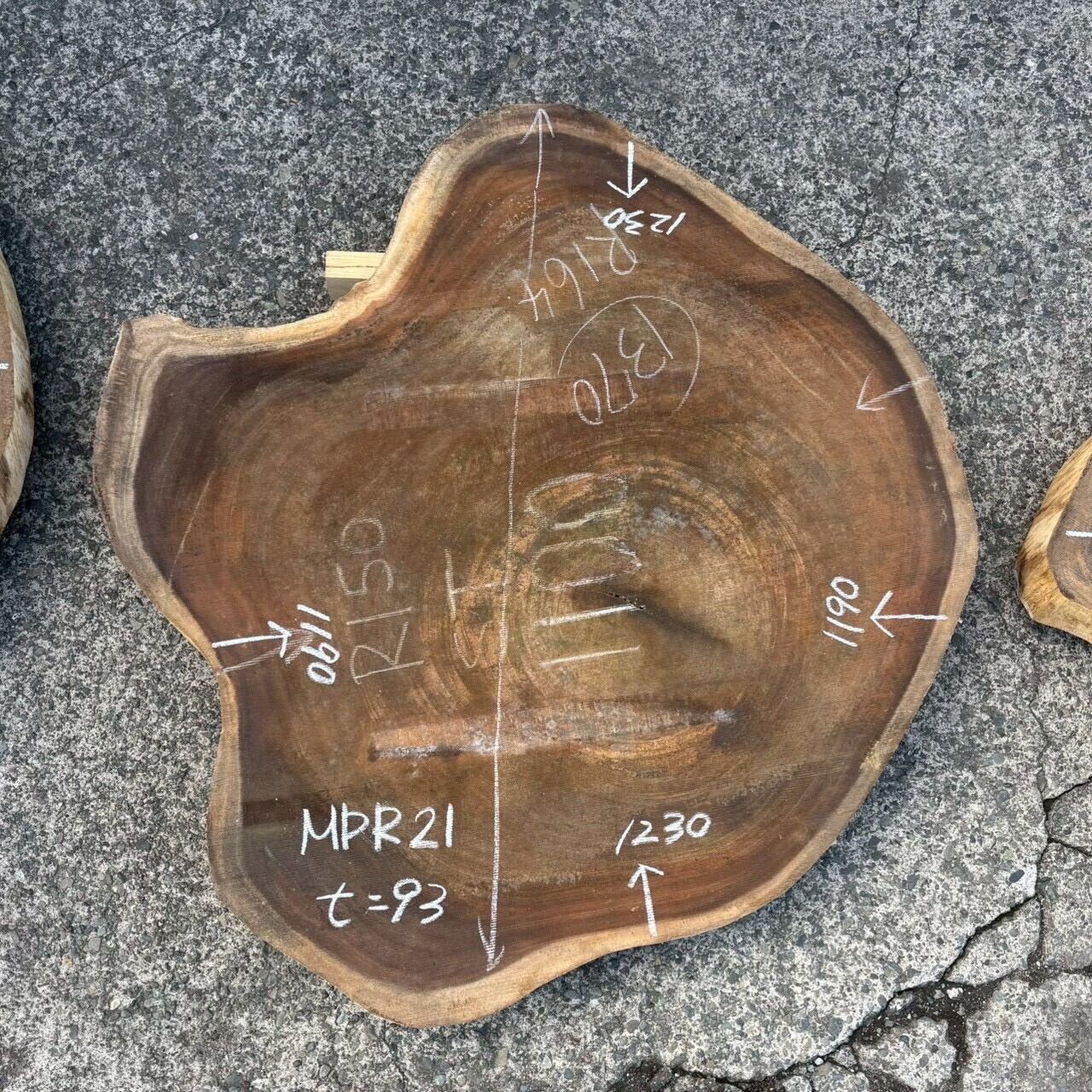 【輪切り】モンキーポッド_1190×1230×93_Web限定_オーダー用原板 N2789