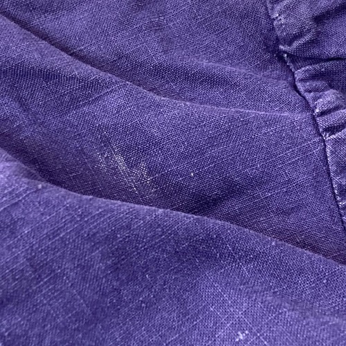 70s 刺繍タグ パープル Metis フレンチワーク アトリエコート 詳細写真16