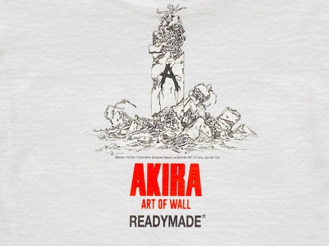 READYMADE x AKIRA ART WALL PROJECT TEE WHITE LARGE 100JJ9219