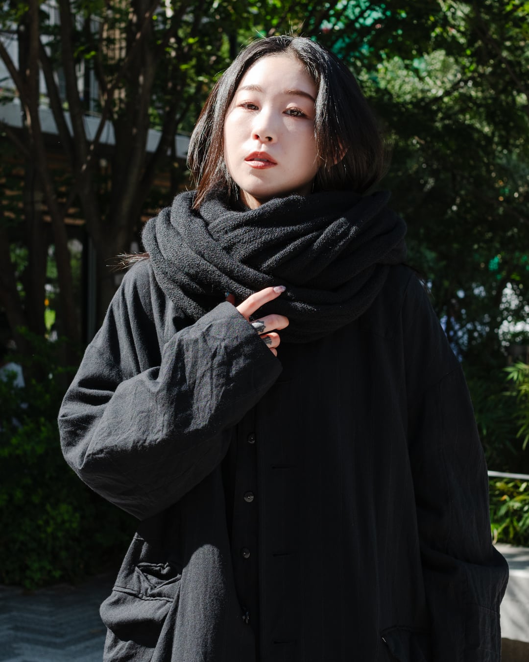 KLASICA] (クラシカ) 24f-TCD-F43 Twist Neck Warmer | Clique Tokyo