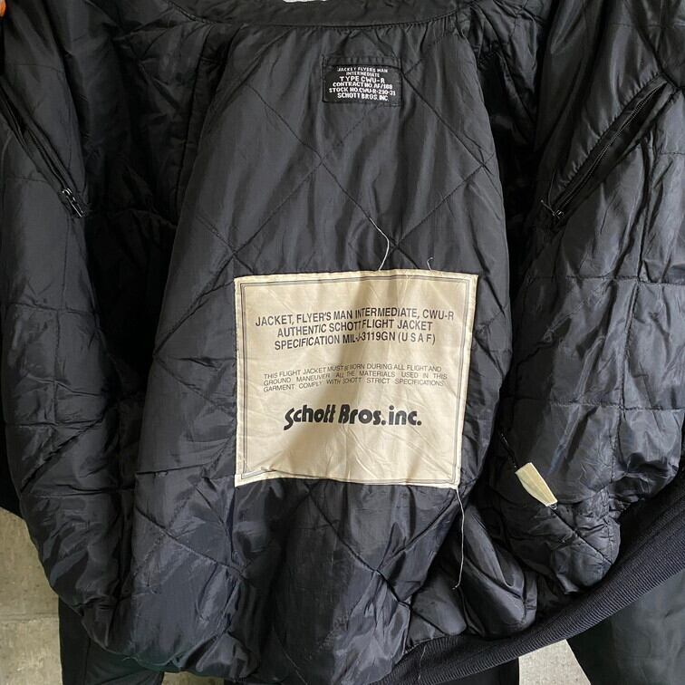 ビッグサイズ Schott ショット CWU-R ミリタリー フライトジャケット