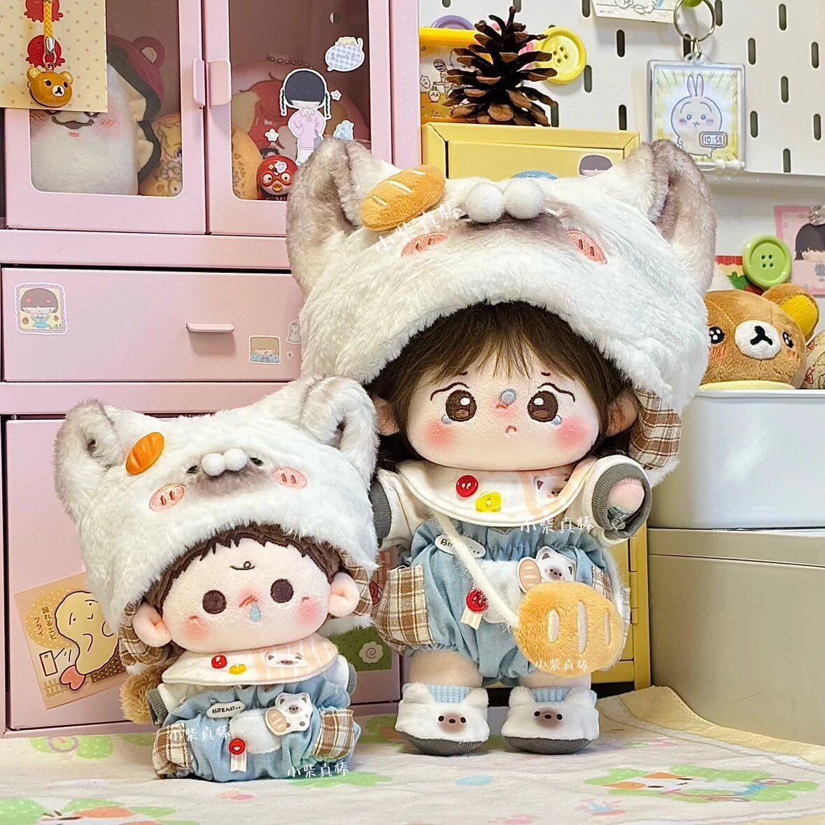 Labubu 1〜3代/Zsiga対応 カラフル サングラス 6.5cm/8.5cm ぬいぐるみ