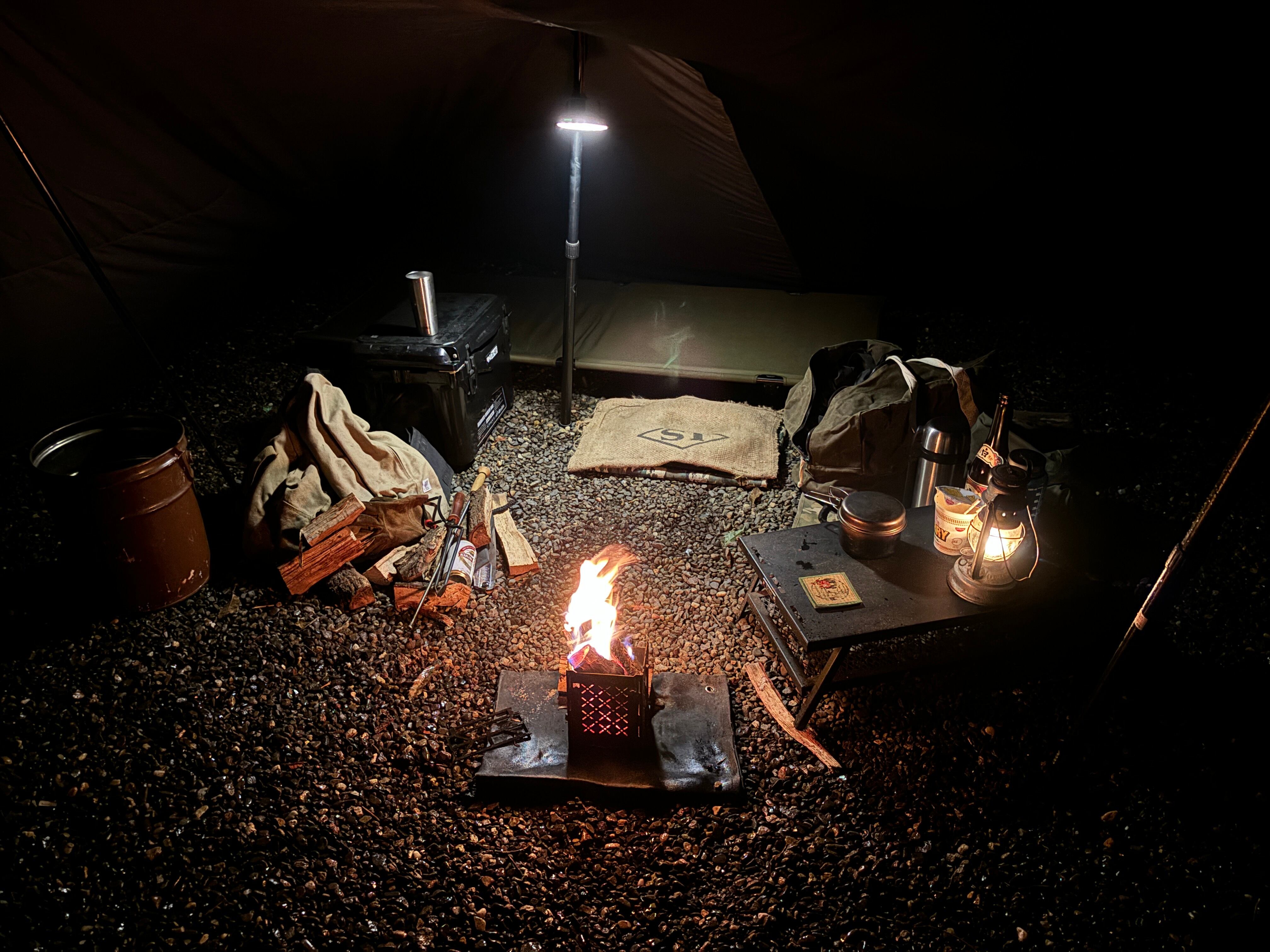 Nori.nori　TAKIBI BASE タキビベース キリシマテント キリシマテント TCとポリエステルを縫い合わせた世界初のテント