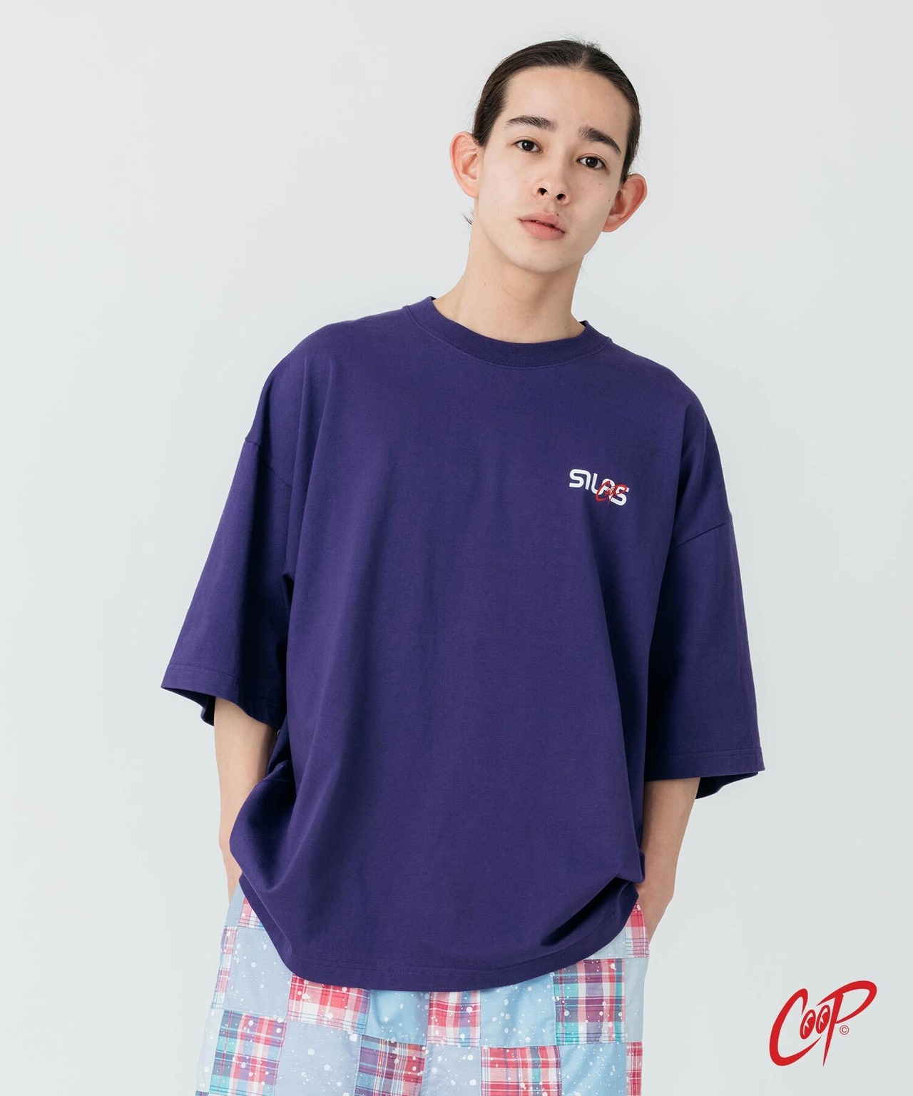 【SILAS】SILASxCOOP CHOPPED ROOF PRINT WIDE S/S TEE