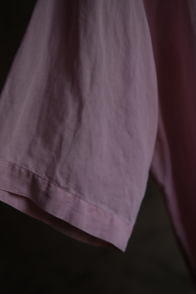 OK/90's "Polo by Ralph Lauren" linen silk open collar shirt/pink
