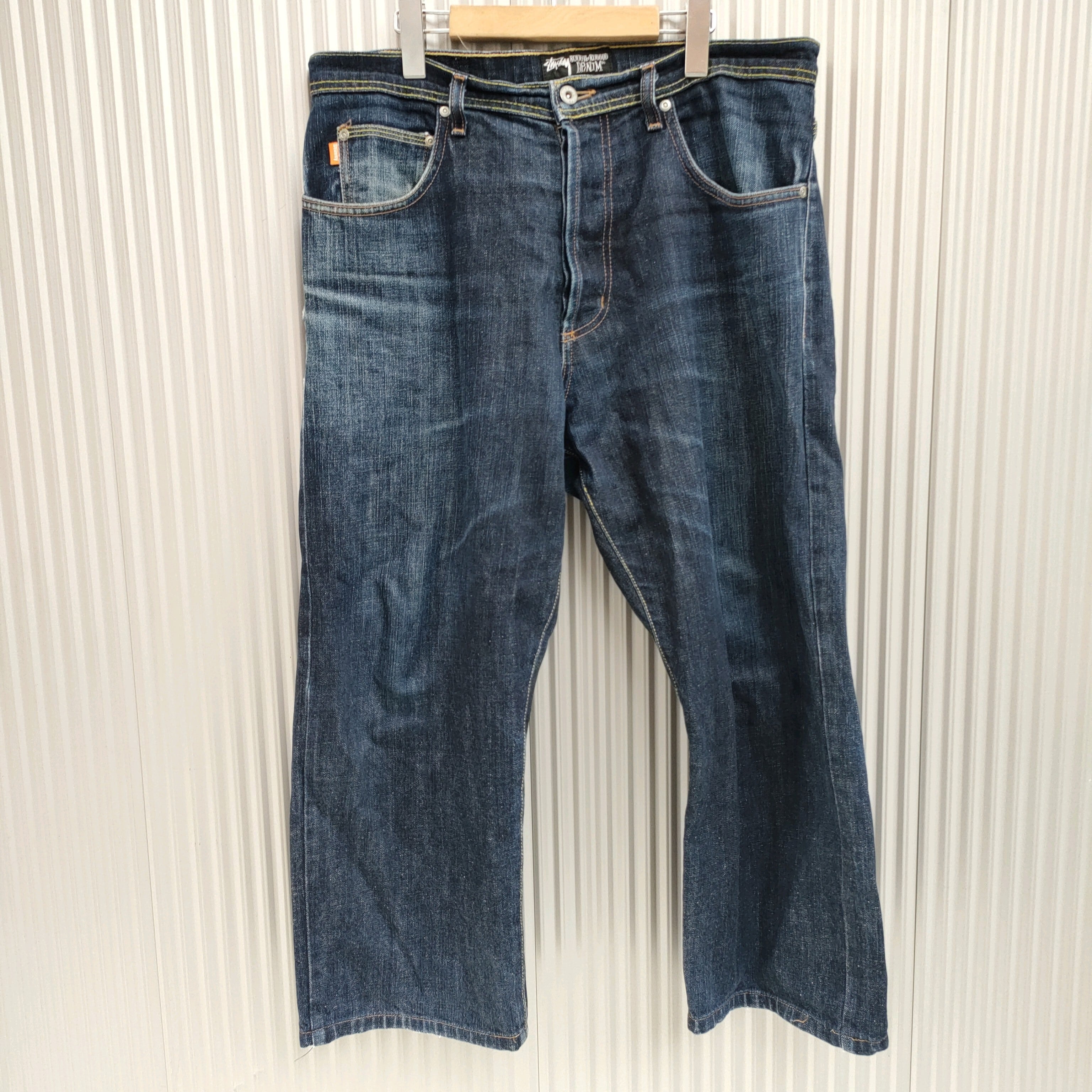 ○【USA製】ステューシーstussy/古着/ROUGH RUGGED DENIM/ワイド