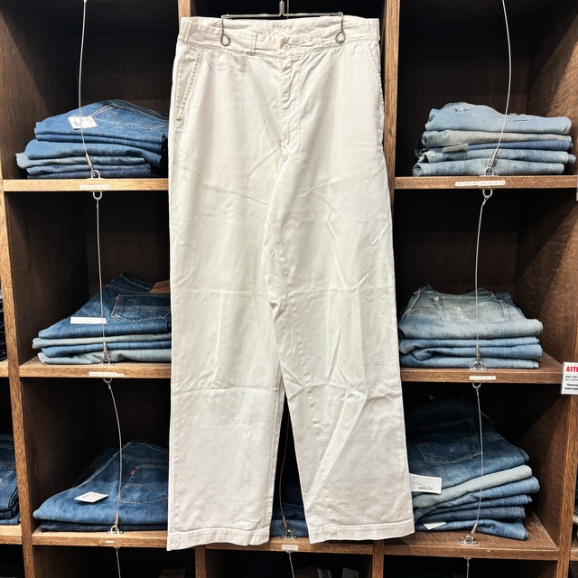1960'S BIG MAC WHITE TWILL PANT