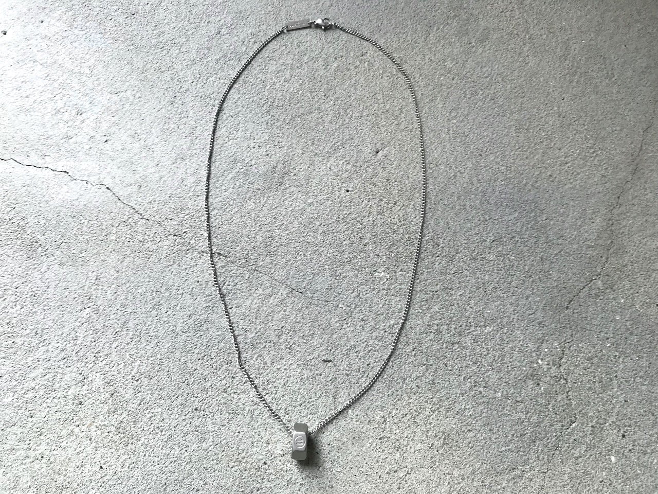 Maison Margiela metal nut necklace
