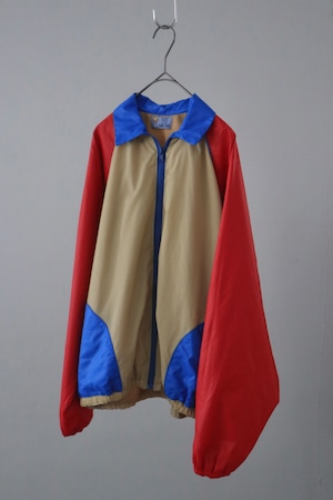 80s-90s raglan sleeve nylon jacket