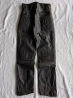 "Vintage" Waist Belt Gimmick Leather Pants