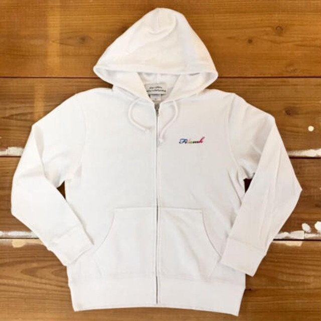 smilin' in the sunshine photo Zip up Sweat Parka   WHT ( Filamk )