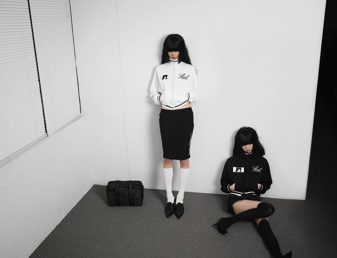 bonnae】Patch track jacket (White) | MINERAL