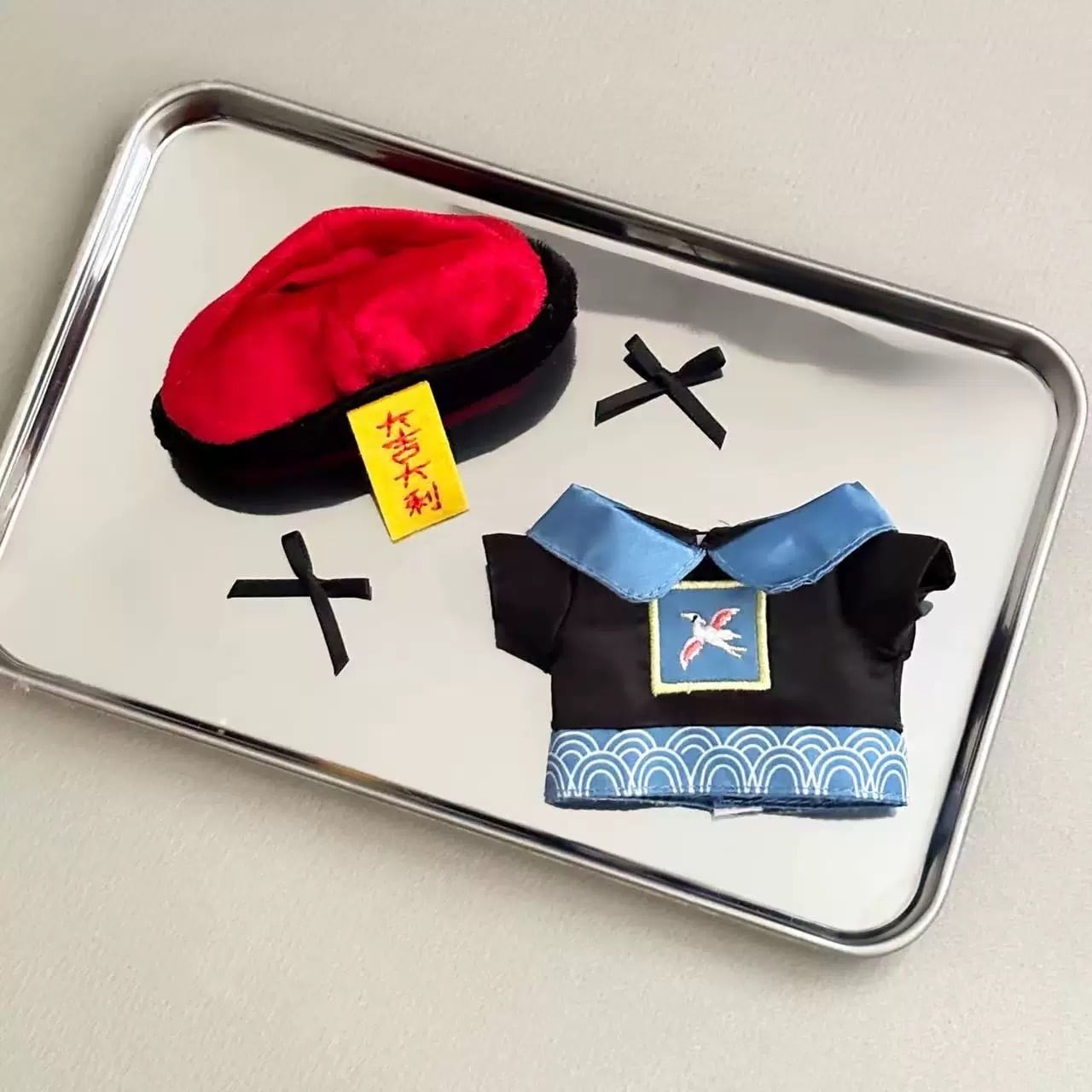 10cmぬい服】キョンシーコーデ 棉花娃娃 labubu用お洋服｜fuji berry