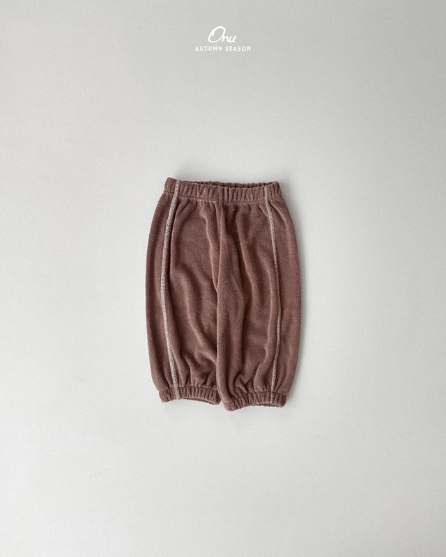 《予約》送料無料【ONU】Boucle Terry Pants