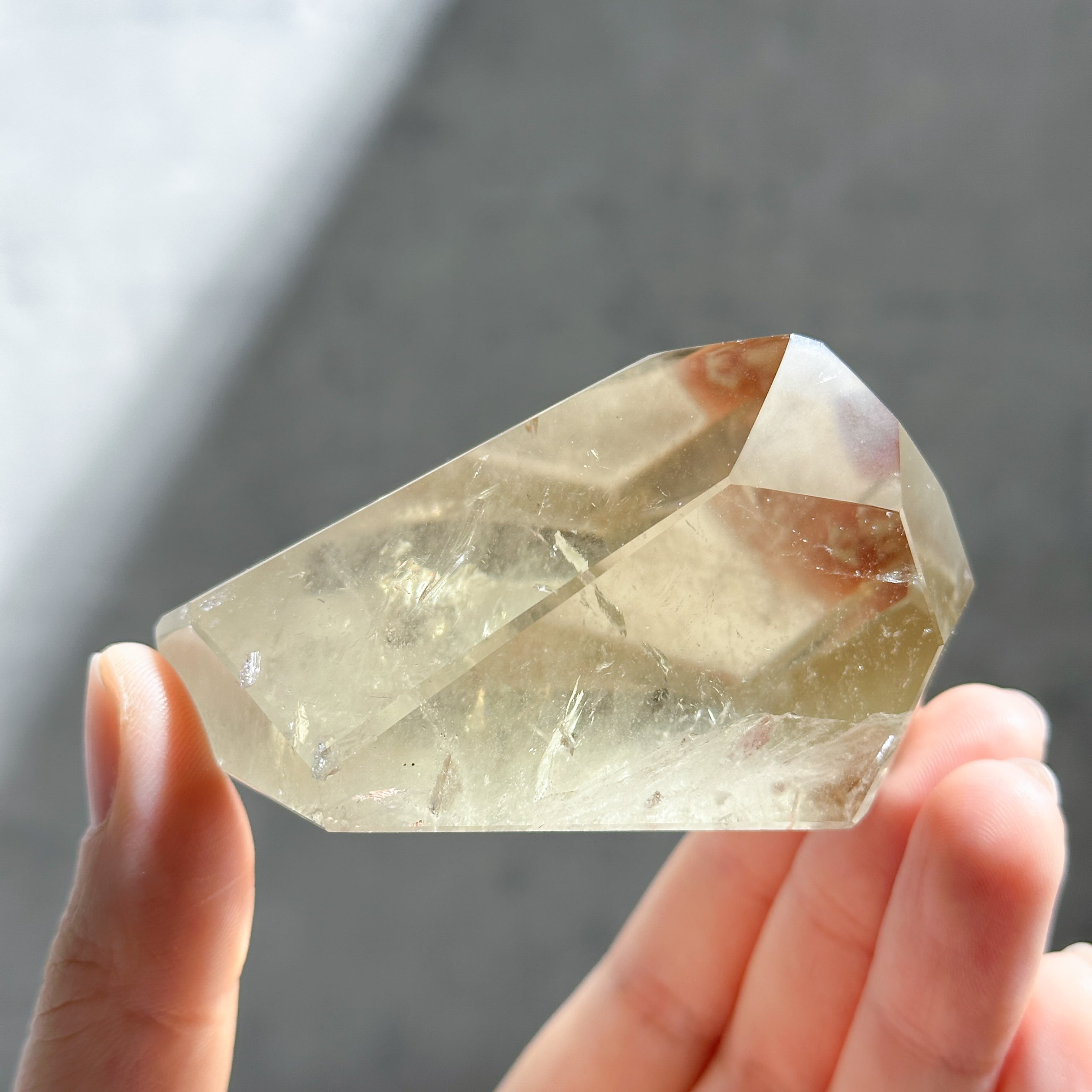シトリン　フリーフォーム　5.4㎝　虹　非加熱　Citrine 天然石 シトリン フリーフォーム 5.4㎝ 虹 非加熱 Citrine 天然石
