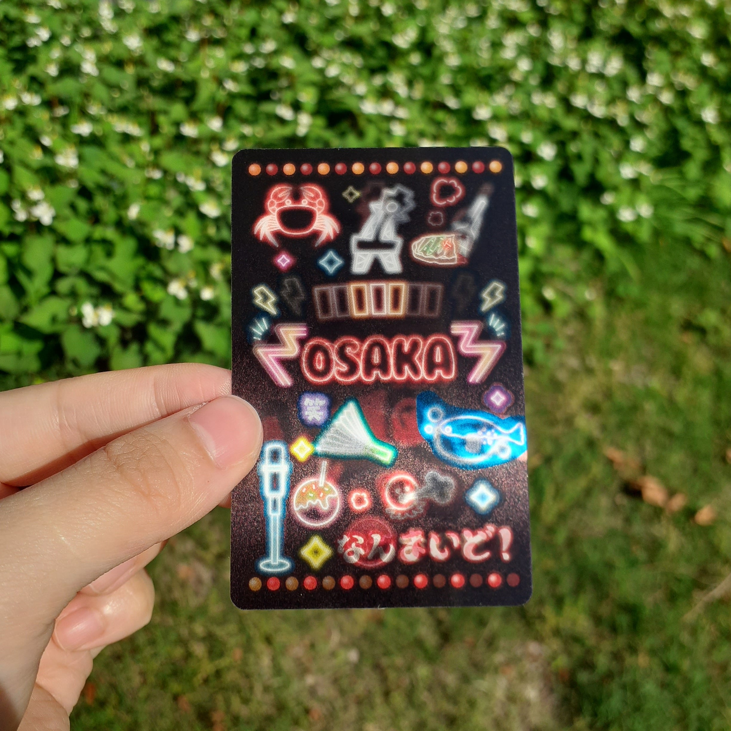 行くならココやで！『ネオン大阪』ステッカー | うごく！ステッカー屋さん