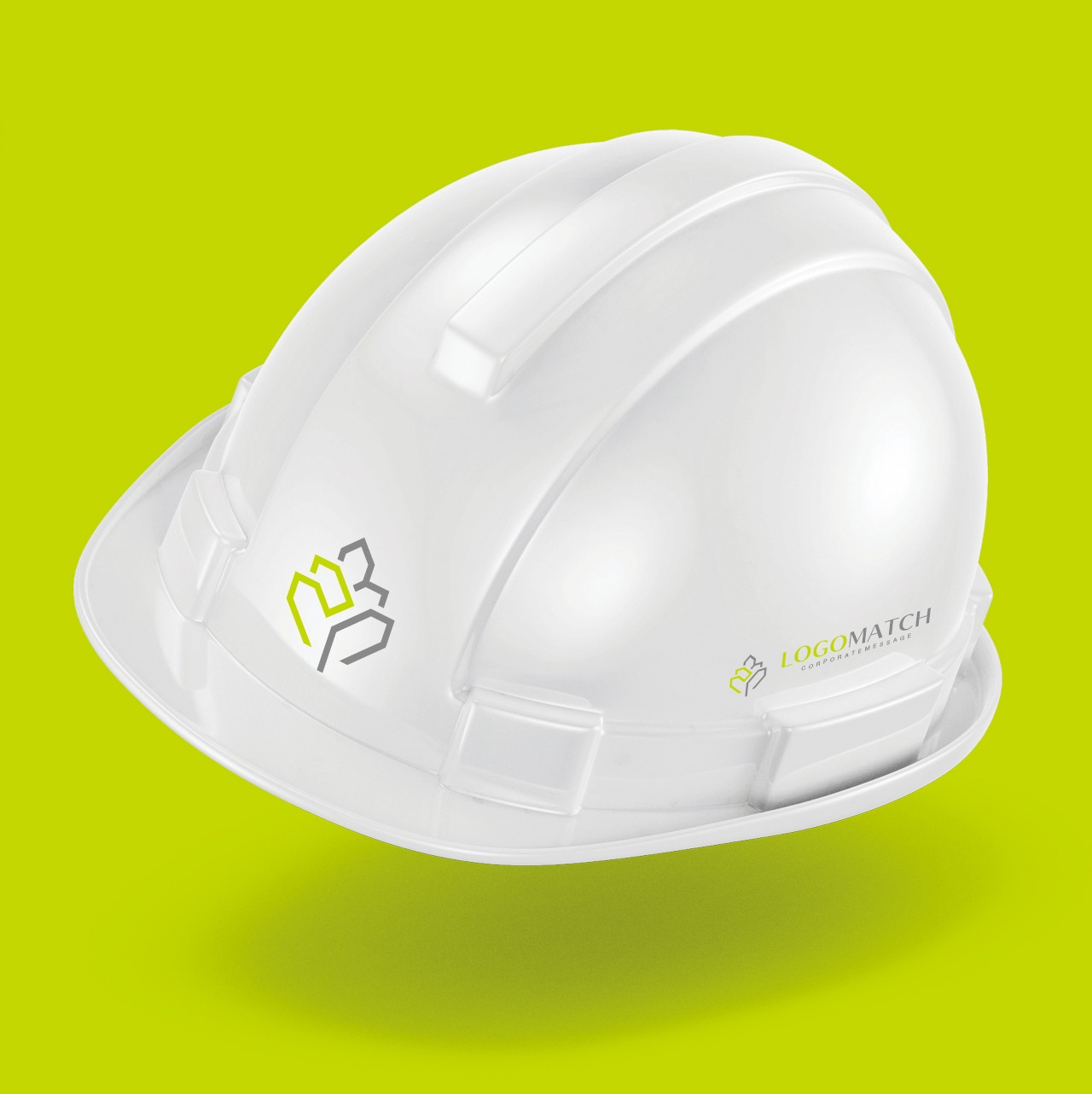 スタイリッシュな枝葉のロゴ