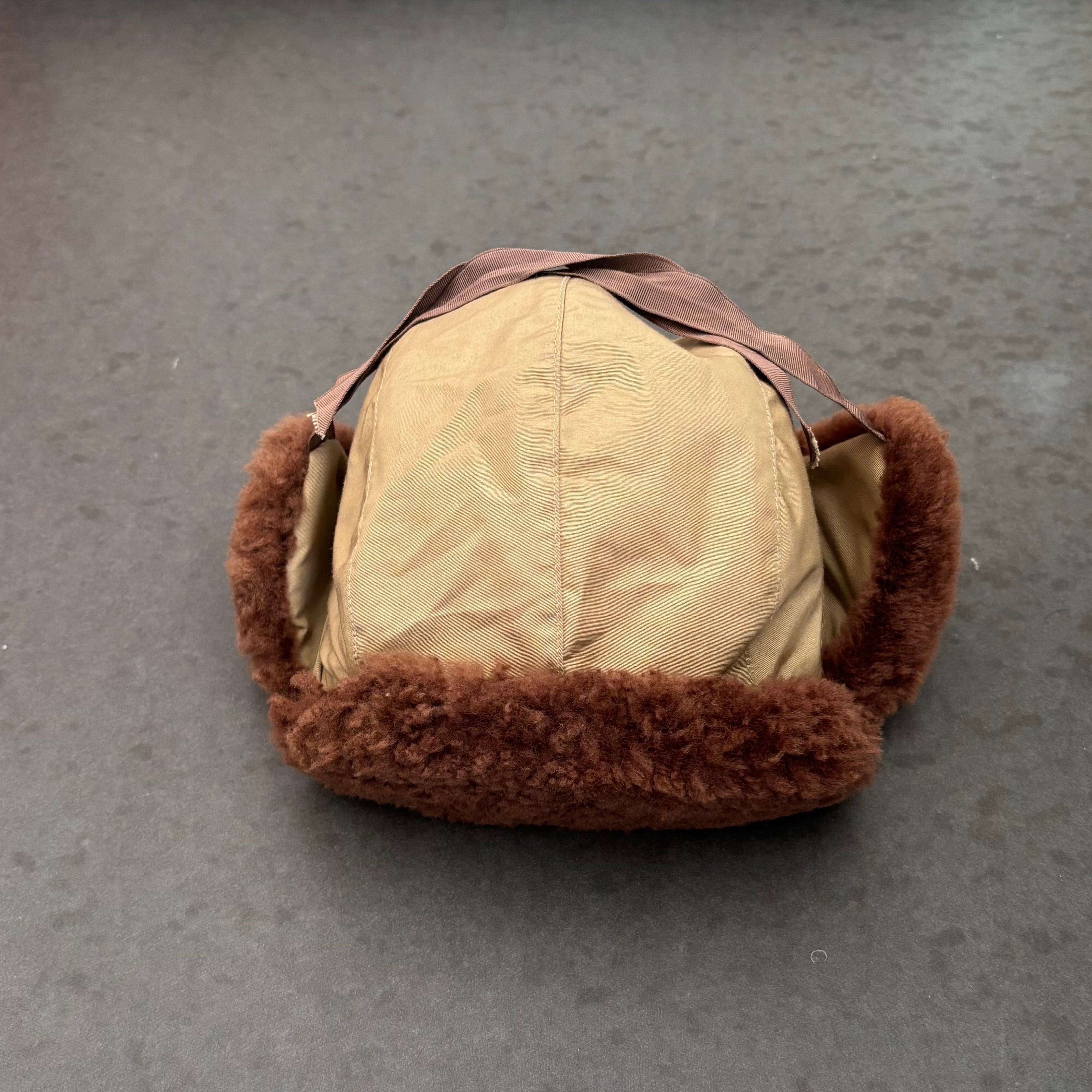 Vintage Eddie Bauer Goose Down Trapper Hat Camo | ACROSS THE RIVER