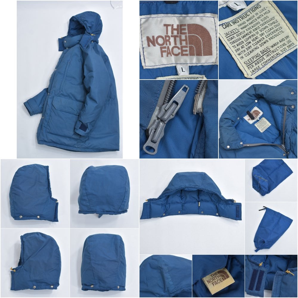 70s USA製 THE NORTH FACE ザノースフェイス 茶タグ セロー ダウン
