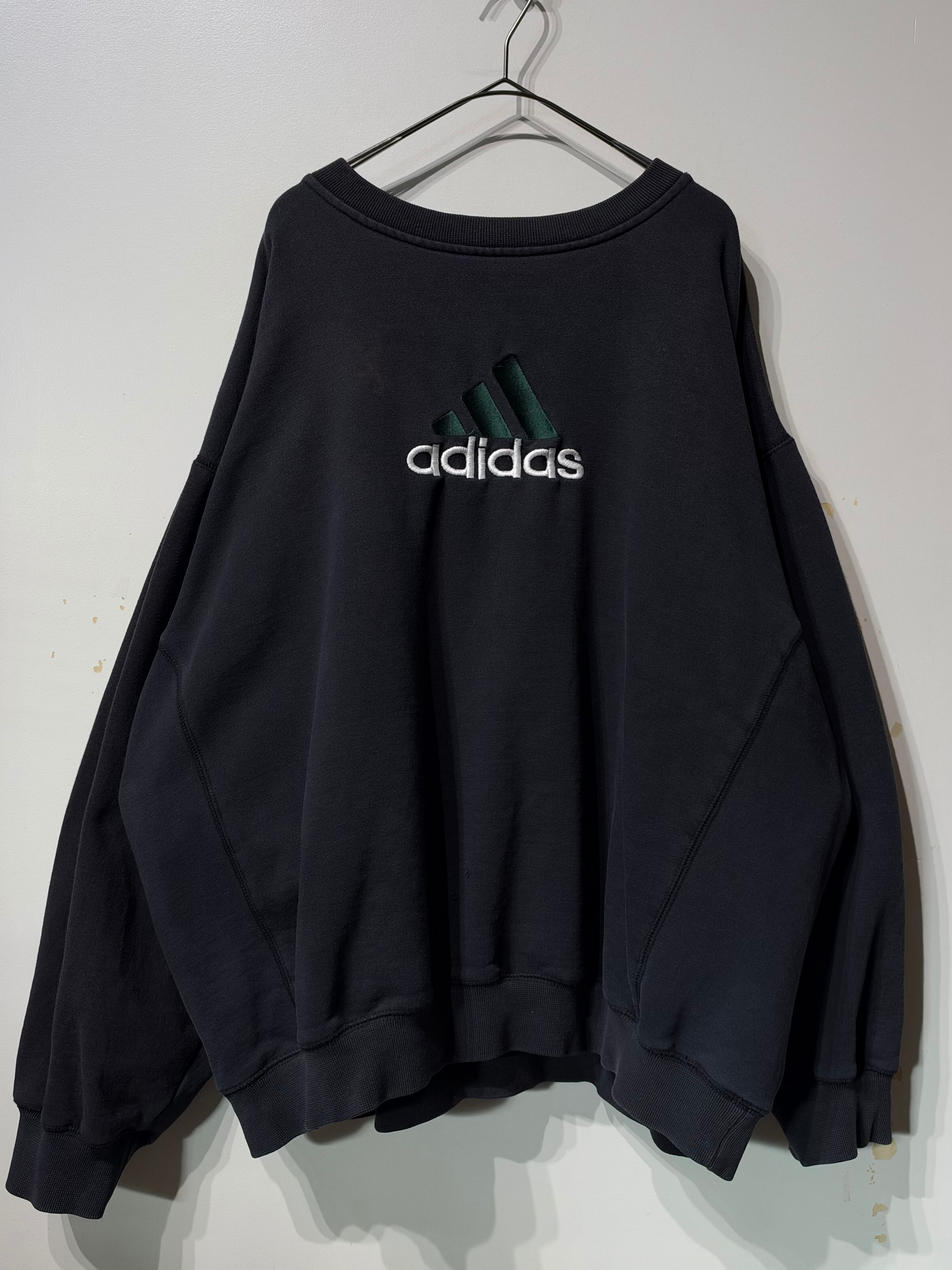 (CS2573)90‘s adidas embroidery logo sweat pullover
