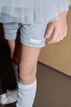 [予約] momo ann - label underpants ( black / melange / cream )( 5-15号 )