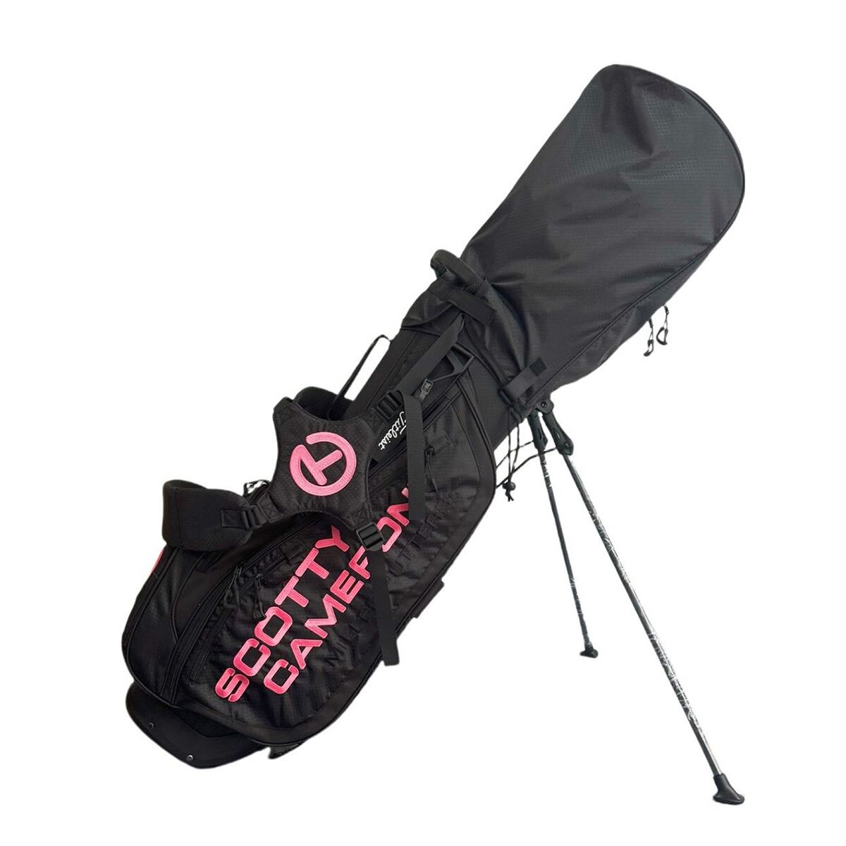 スコッティキャメロン スタンドキャディバッグ ブラック スコッティ