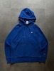 Champion Reverse Weave ワンポイント パーカー 青 M