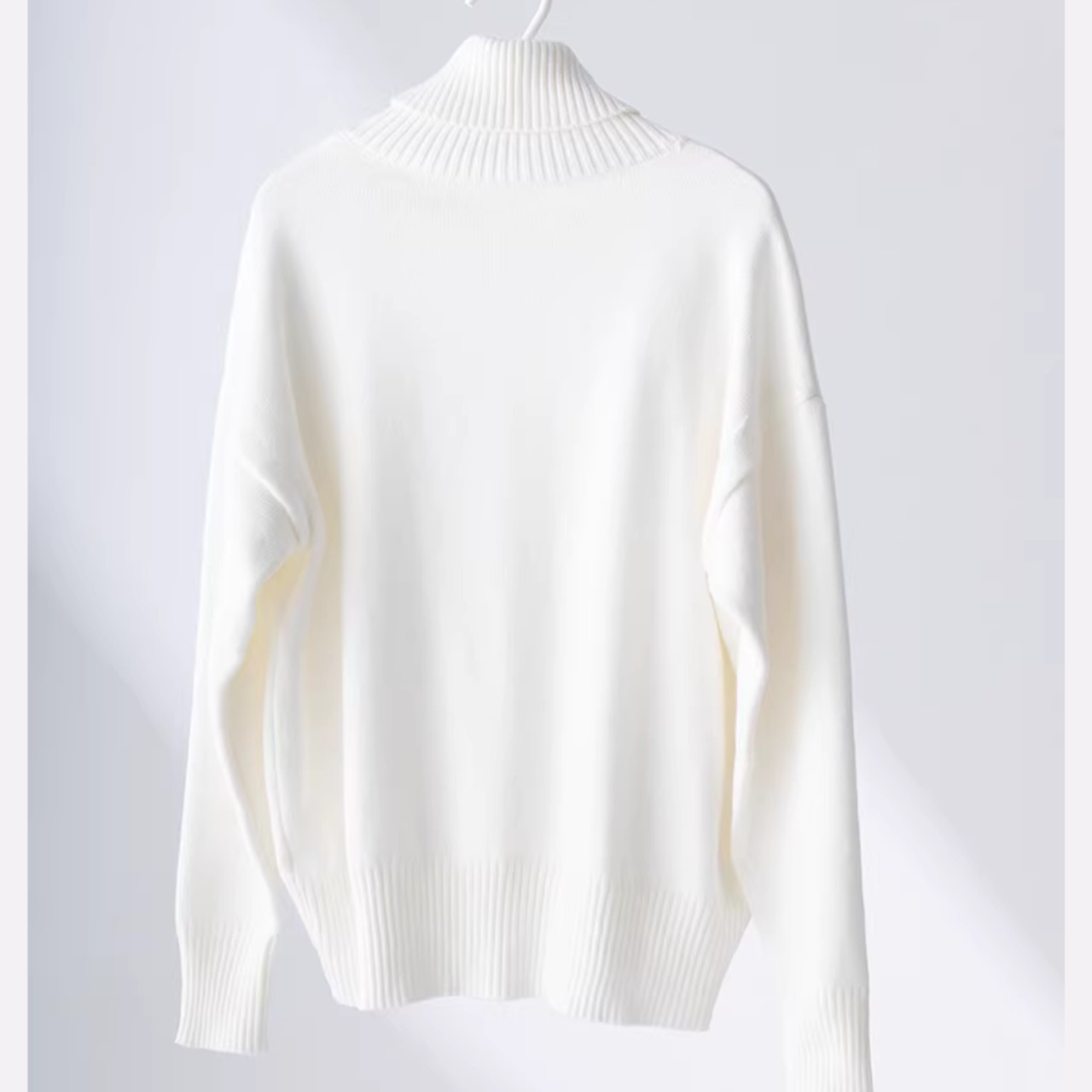 タートルネック ゆったり ニット 00082・画像9